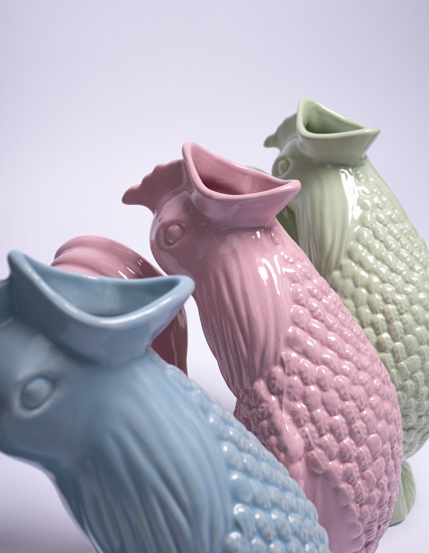 Kikrigluck Karaffe Hellrosa