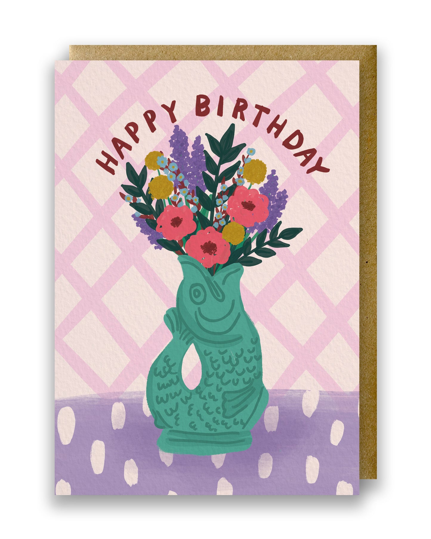 Greeting card | Happy Birthday | Green