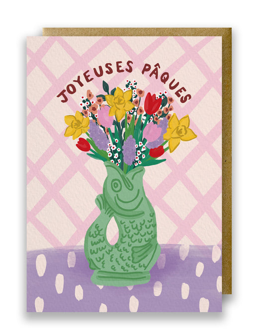 Aufklappbare Grußkarte | Joyeuses Pâques
