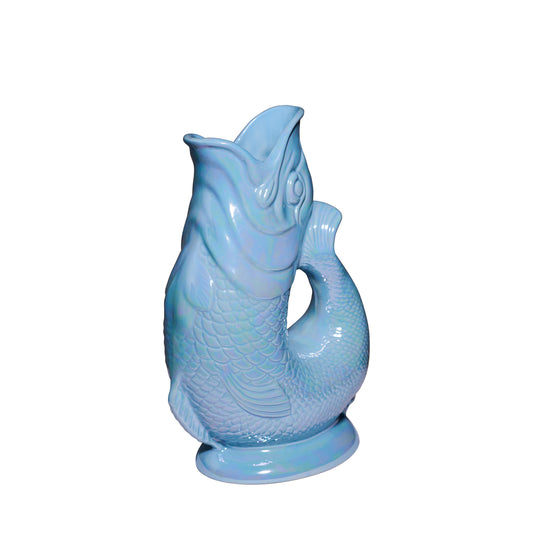 Gluckigluck Karaffe | Hellblau Schimmernd XL