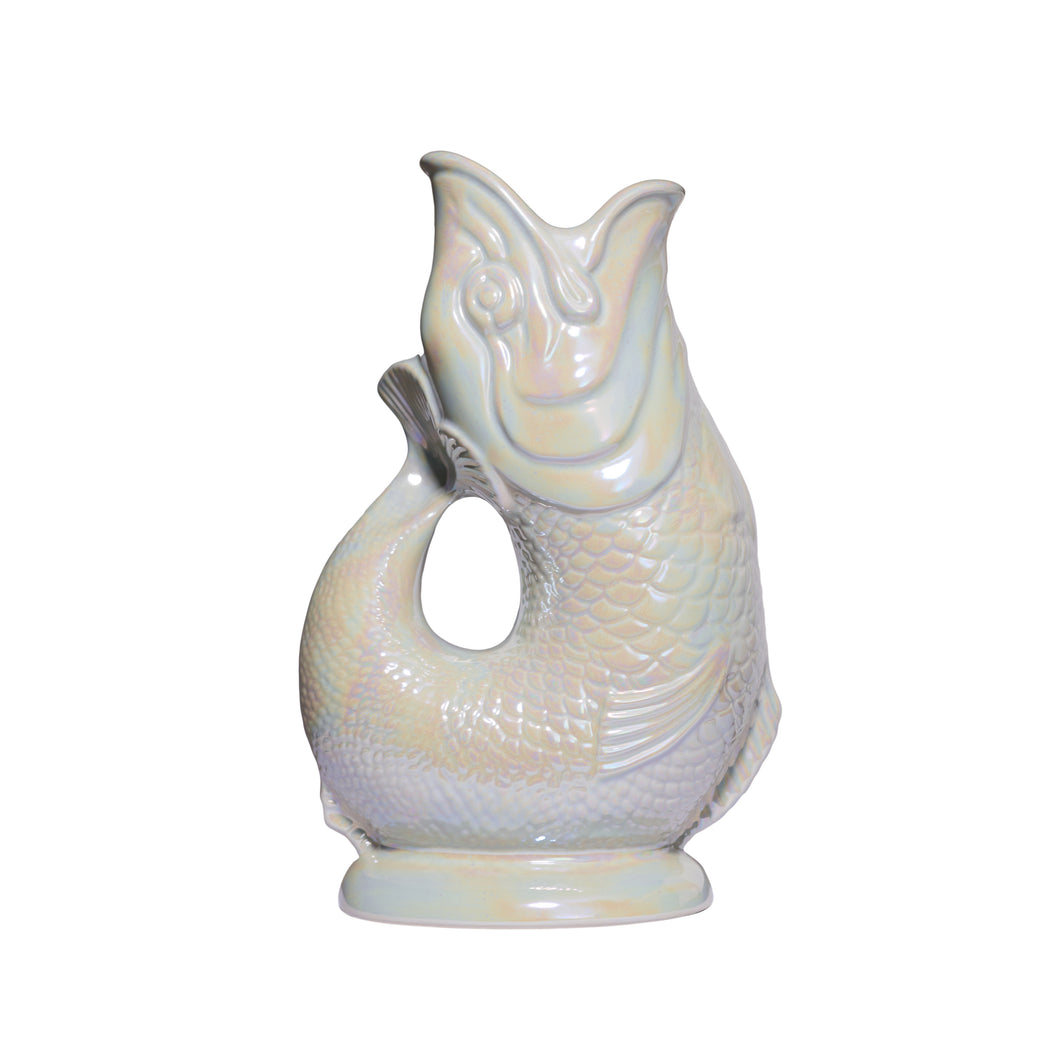 Grey Lustre Gluckigluck Gluggle Jug Vase Karaffe