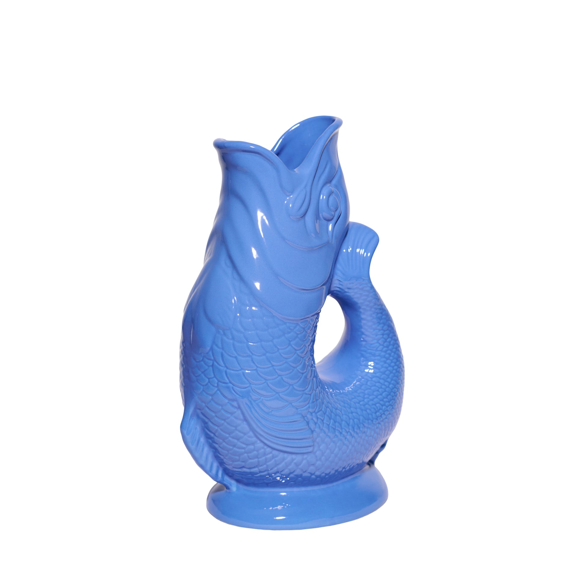 Die Original Gluckigluck-Karaffe, Gluggle Jug | Meeresblau L (22cm high, 0,6 Liter)