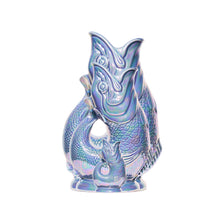 Charger l&#39;image dans la visionneuse de la galerie, Denim Lustre Gluckigluck Gluggle Jug Vase