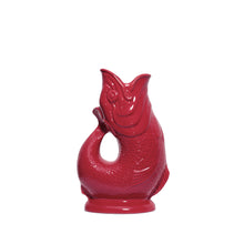 Load image into Gallery viewer, Cranberry Gluckigluck Karaffe | Gluggle Jug Vase Original