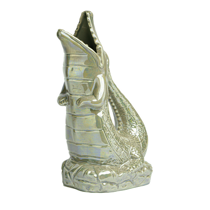 Krokigluck Karaffe | Salbeigrün schimmernd