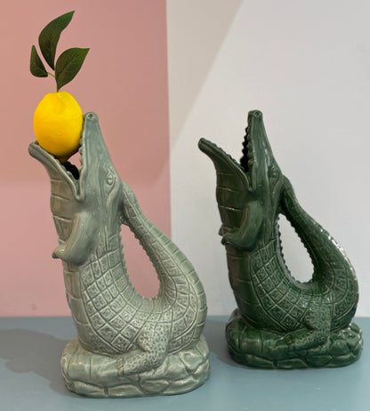 Krokigluck Karaffe | Dunkelgrün