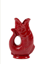 Load image into Gallery viewer, Cranberry Gluckigluck Karaffe | Gluggle Jug Vase Original