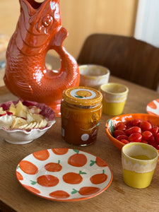 Gluggle Jug | Orange scintillant