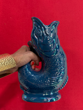 Load image into Gallery viewer, Gluckigluck Carafe | Petrol Blue Shimmering