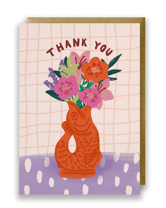 Aufklappbare Grußkarte | Thank you