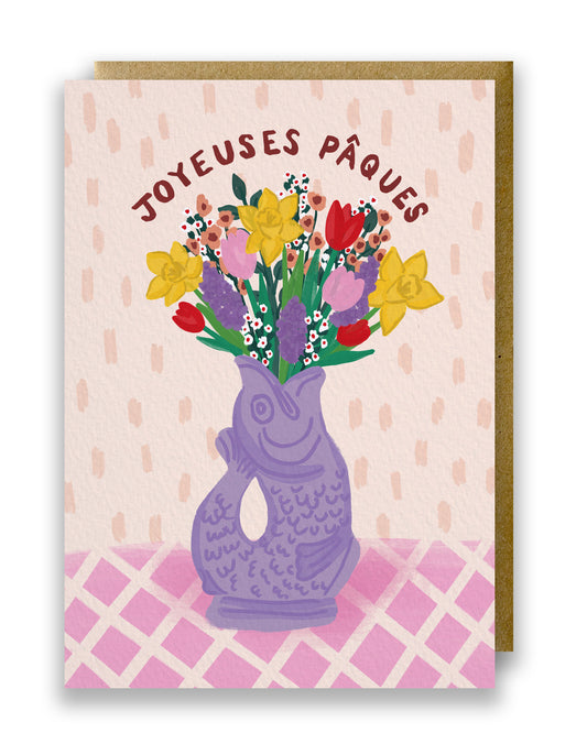NEU! Aufklappbare Grußkarte | Joyeuses Pâques