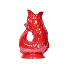 Load image into Gallery viewer, Rot glänzend Gluckigluck Gluggle Jug Original Fischkrug